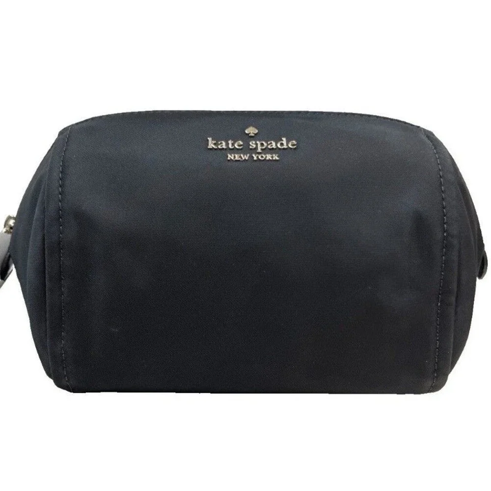 Kate Spade Black NWT Chelsea The Little Better Nylon Cosmetic Bag